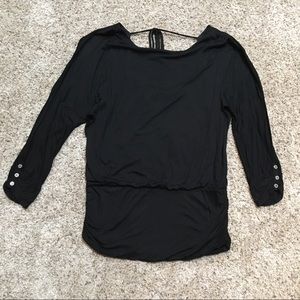White House Black Market blouse open back